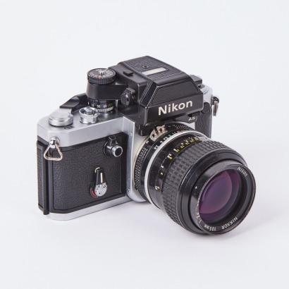 A Nikon F2AS In Silver