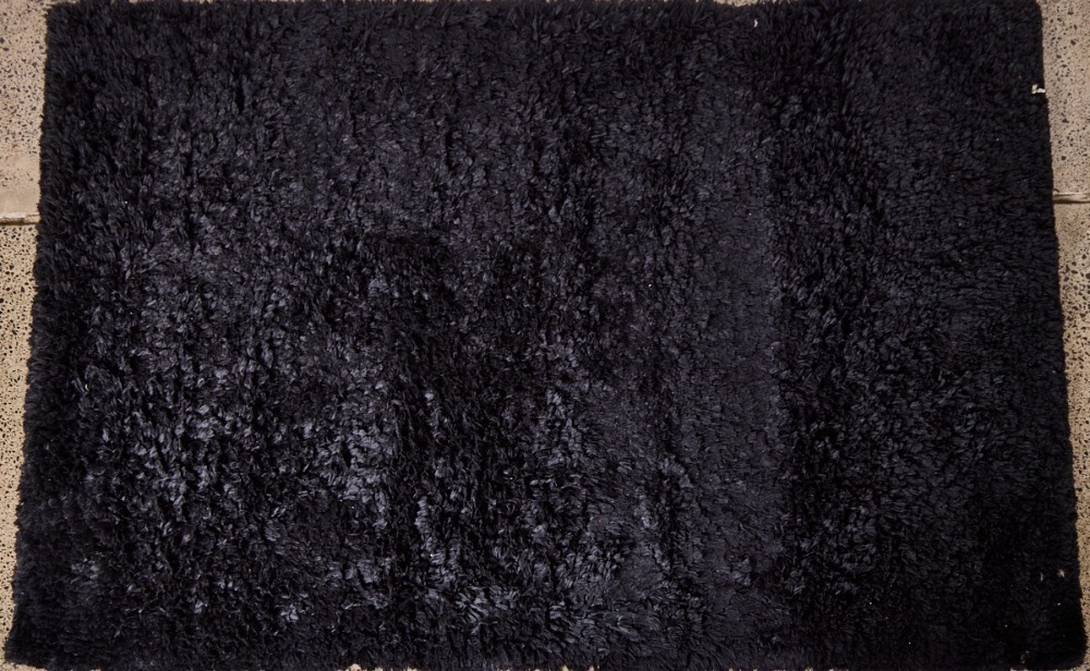 A Handwoven Long Pile Rug