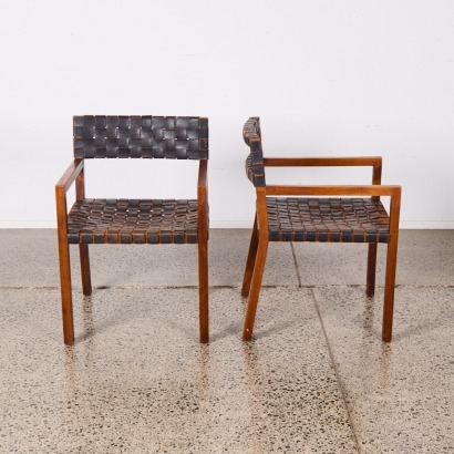 A Pair of San Miguel Plaited Chairs A/F