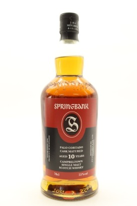(1) Springbank 10 Year Old Sherry Wood Palo Cortado 2023 Release Single Malt Scotch Whisky, 55% ABV
