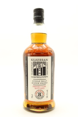 (1) Glengyle Distillery Kilkerran Sherry Cask Matured Cask Strength 8 Year Old 2022 Release Single Malt Scotch Whisky, 58.1% ABV