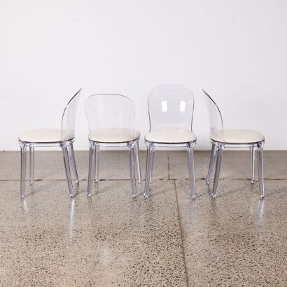 A Set Of Four Vanity Chairs Design Stefano Giovannoni For Magis