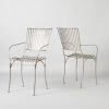 A Pair of French Metal Chairs  - 2