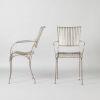 A Pair of French Metal Chairs  - 3