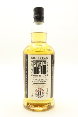 (1) Glengyle Distillery Kilkerran 2022 Release Bourbon Cask Matured 8 Year Old Single Malt Scotch Whisky, 55.8% ABV