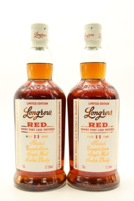 (2) Longrow 'Red' Limited Edition Tawny Port Cask Matured Peated 11 Year Old Single Malt Scotch Whisky, 57.5% ABV