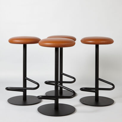 A Set of Four Massproductions Poland 'Odette' Stools