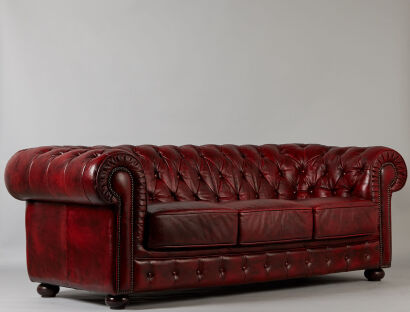 A Three Seat Chesterfield Sofa