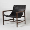 A Stylish Leather Sling Chair 