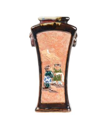 A Sumida Pottery Square Sided Tapered Vase