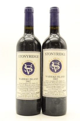 (2) 2002 Stonyridge Vineyard Larose, Waiheke Island