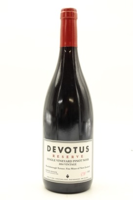 (1) 2014 Devotus Reserve Single Vineyard Pinot Noir, Martinborough [JR16] [BC98]