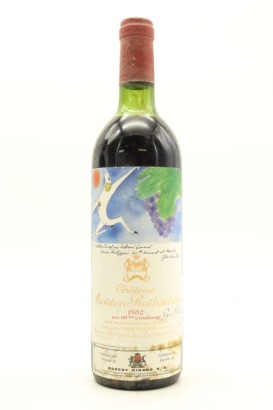 (1) 1982 Chateau Mouton Rothschild, Pauillac [JR20] [RP100] [WS98] (US)