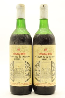 (2) 1973 McWilliam's Cabernet Sauvignon, Napier (LS)