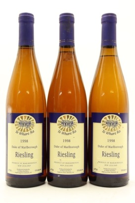 (3) 1998 TWR Te Whare Ra Duke of Marlborough Riesling, Marlborough (MS)