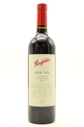 (1) 2005 Penfolds Bin 707 Cabernet Sauvignon, South Australia [JR17.5] [JO95]