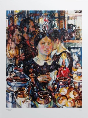 EVELYN PAGE Girl at a Coffee Bar (BNZ Multiple)