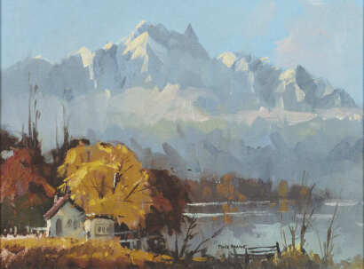 PETER BEADLE Autumn, Remarkable Mountains, Lake Wakatipu