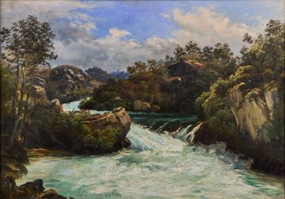 ATTRIBUTED TO CHARLES BLOMFIELD untitled (Huka Falls)