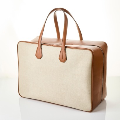 Patek Philippe, Leather / Canvas Weekender Bag - As new