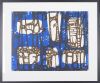 ROY COWAN Abstract in Blue - 2