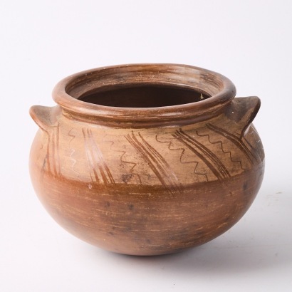 A Ceramic Vessel Inspired by Pre-Colombian Pottery