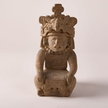 A Replica Ceramic Vessle, Monte Alban, Pre-Colombian