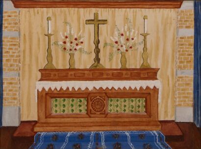 UNKNOWN ARTIST Religious Altar