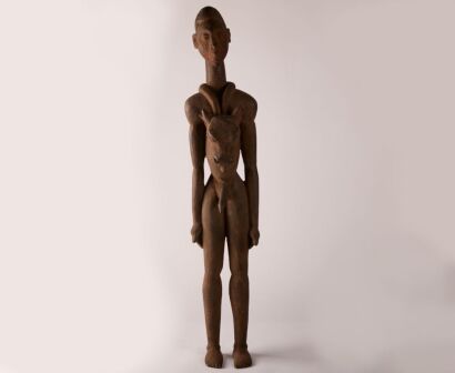 A Folk Art Male Figure, Africa