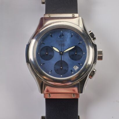 Stainless Steel, 40mm Hublot Elegant MDM Automatic Chronograph Wristwatch