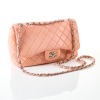 Chanel, Pink Lambskin Jumbo Classic Single Flap Bag with Box - 2