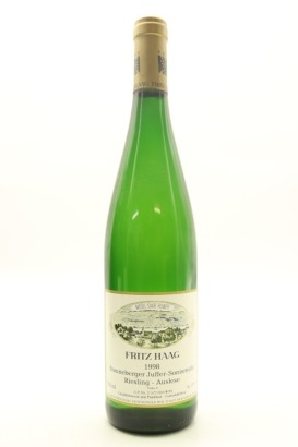(1) 1998 Fritz Haag Brauneberger Juffer Sonnenuhr Riesling Auslese Goldkapsel, Mosel