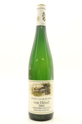 (1) 2001 Weingut von Hovel Oberemmeler Hutte Riesling Auslese, Mosel