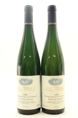 (2) 1998 J.L. Wolf Wachenheimer Gerumpel Riesling Auslese, Pfalz