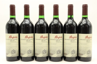 (6) 1998 Penfolds Bin 707 Cabernet Sauvignon, South Australia [JR16.5] [WE93] [JO97]