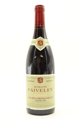 (1) 2009 Domaine Faiveley Corton 'Clos des Cortons Faiveley' Monopole Grand Cru, Cote de Beaune [JR17] [WE94] [WS95]