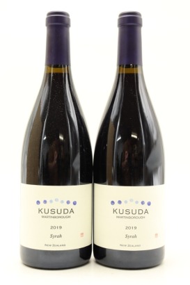 (2) 2019 Kusuda Syrah, Martinborough [JR17.5]