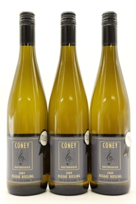 (3) 2009 Coney 'Reggae' Riesling, Martinborough