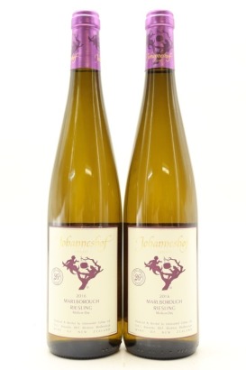 (2) 2016 Johanneshof Cellars Medium-Dry Riesling, Marlborough