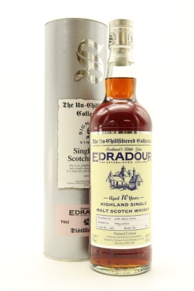 (1) Edradour Signatory Vintage The Un-Chillfiltered Collection 10 Year Old Single Malt Scotch Whisky, 46%ABV (GB)