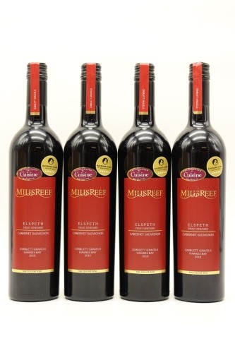 (4) 2010 Mills Reef Trust Vineyard Elspeth Cabernet Sauvignon, Gimblett Gravels &diams;