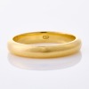 18ct Yellow Gold, Plain Wide Band, Size S
