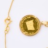 9ct Yellow Gold, Pendant and 49cm Chain with One New Zealand Gold Coin - 2