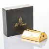 El Casco, Spain, 23K Gold Plated Business Card Stand with Box - 2