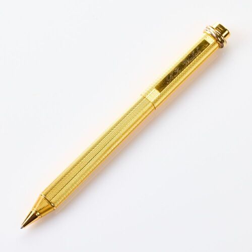 A Gold Coated, Cartier, Les Must de Cartier, Trinity Vendome Ballpoint Pen