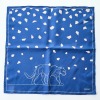 Cartier, Blue Silk Pocket Square with Box