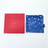 Cartier, Blue Silk Pocket Square with Box - 2