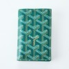Goyard, Green Coated Canvas Saint Pierre Wallet, with Box - As new