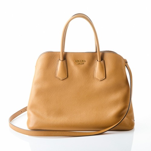 Prada, Saffiano Caramel Tote Bag