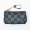 Louis Vuitton, Damier Graphite Pochette Cles Coin Purse with Box